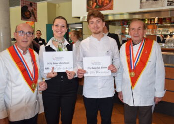 (Vidéo) Cloé Blin et Louka Gritti ont remporté la 1re place de la finale régionale des jeunes talents Escoffier