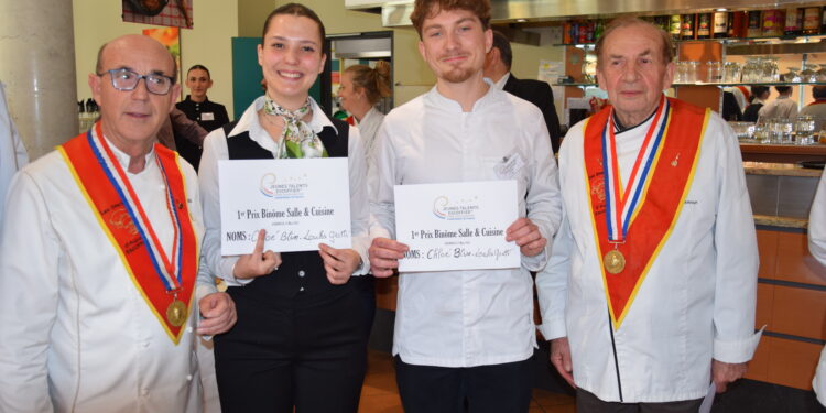(Vidéo) Cloé Blin et Louka Gritti ont remporté la 1re place de la finale régionale des jeunes talents Escoffier