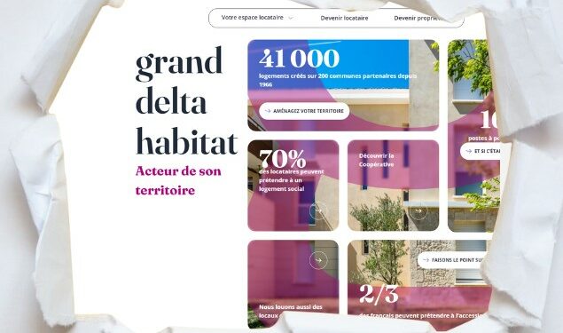 Grand Delta Habitat, un nouveau site Internet, pour une navigation plus fluide et intuitive