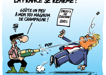 Le réarmement de la France vu par Wingz pour l’Echo du Mardi