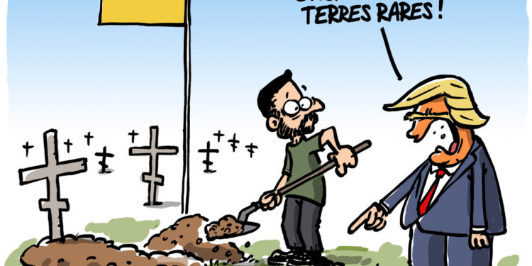 L’altercation Trump-Zelensky vue par Wingz pour l’Echo du Mardi