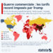 Guerre commerciale : une cartographie des tarifs record imposés par Trump