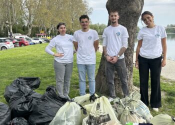 68 kg de déchets ramassés par des étudiants d’Avignon et des locaux