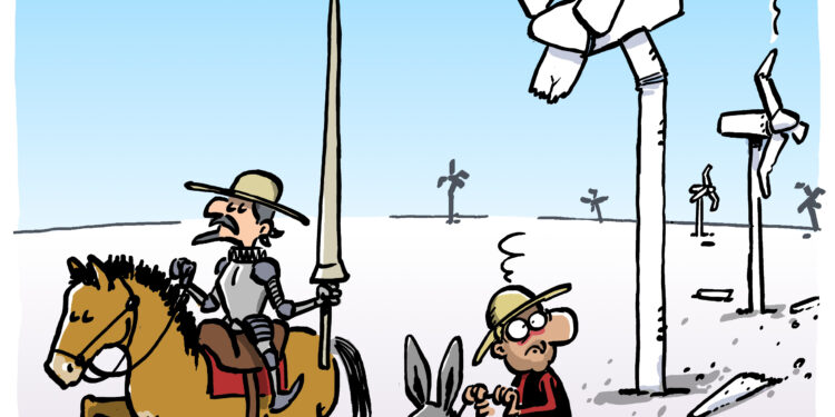 La panne électrique en Espagne vue par Wingz pour l’Echo du Mardi