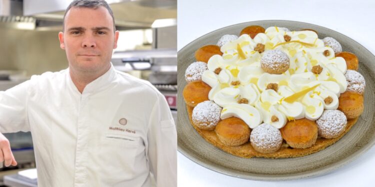 La recette de saint-honoré du chef Matthieu Hervé