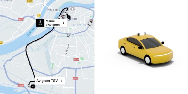 Le service Uber Taxi désormais disponible à Avignon