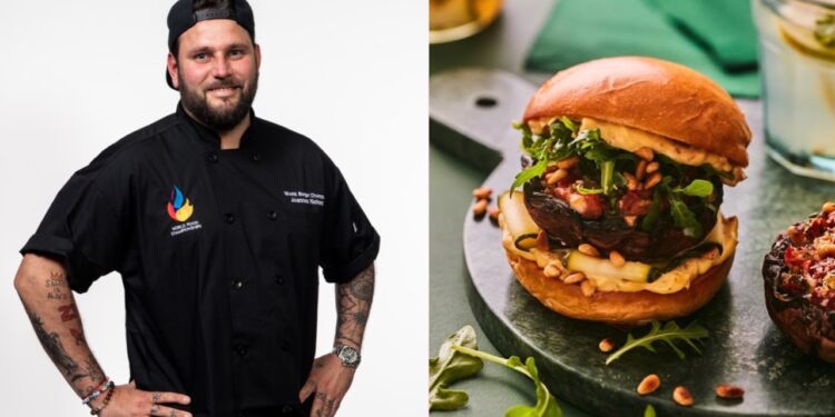 La recette du burger ‘Greek Freak’ du chef Joannes Richard