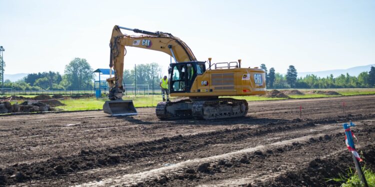 Les travaux de la plaine sportive Saint-Gervais à L’Isle-sur-la-Sorgue ont débuté