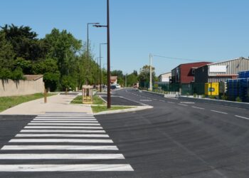 Isle-sur-la-Sorgue : après près d’un an de travaux, l’Avenue Louis Boudin a été inaugurée