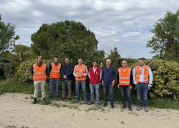 À Lagnes, Enedis mène un chantier bas carbone