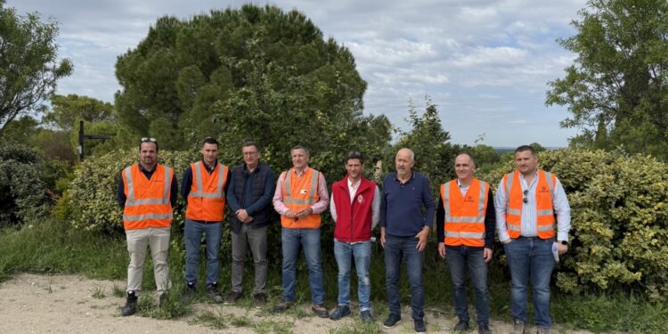 À Lagnes, Enedis mène un chantier bas carbone