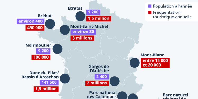 Quels lieux en France font face au surtourisme ?