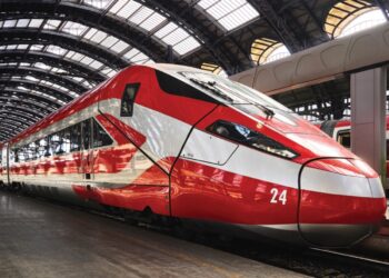 La compagnie italienne Trenitalia entre pour la première fois en gare d’Avignon