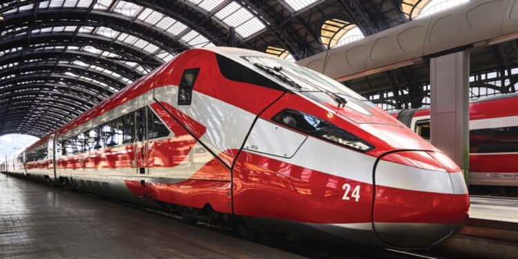 La compagnie italienne Trenitalia entre pour la première fois en gare d’Avignon