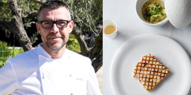 La recette de loup grillé du chef Michel Hulin