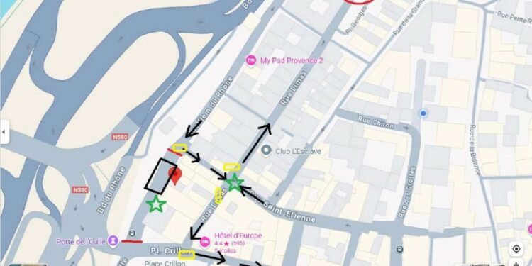 Avignon : fermeture exceptionnelle de la rue du Rempart du Rhône