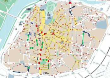 (Carte) Où pourra-t-on circuler dans Avignon pendant le Festival ?