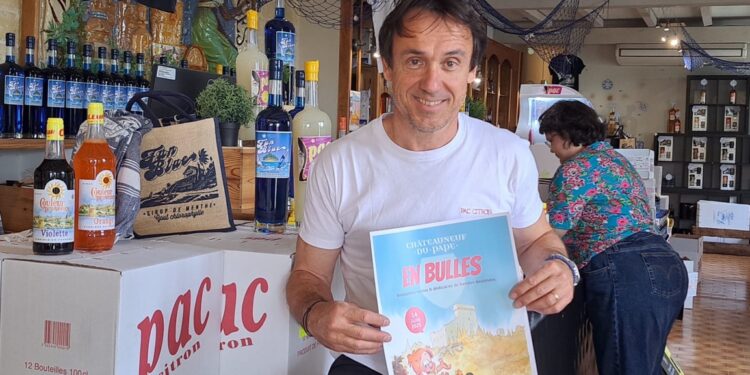 Raphaël Vannelle, le passionné aux deux casquettes, la BD (Bande Dessinée) et la DB (Distillerie A. Blachère)