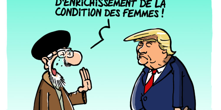 La capitulation de l’Iran vue par Wingz pour l’Echo du Mardi