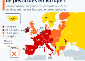 Quels pays utilisent le plus de pesticides en Europe ?
