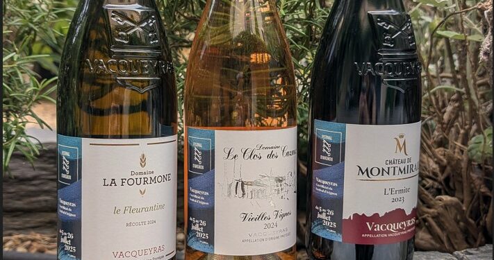 Festival d’Avignon, les 3 cuvées Vacqueyras de la 79e édition