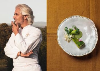 La recette de tourte aux asperges du chef Xavier Mathieu