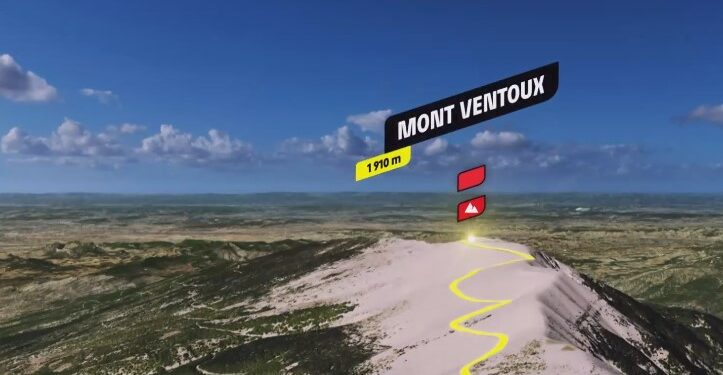 (Vidéo) Découvrez le détail du parcours de l’étape du Mont Ventoux