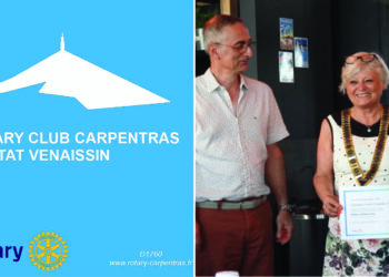 Une nouvelle présidente au Rotary Club Carpentras Comtat Venaissin