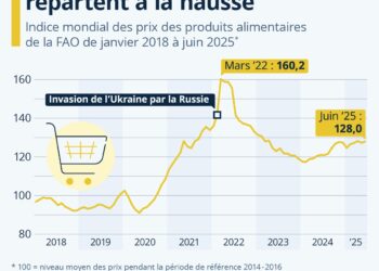 Les prix de l’alimentation repartent à la hausse dans le monde