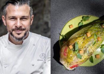 La recette de cœur de laitue cuite en pression du chef Glenn Viel