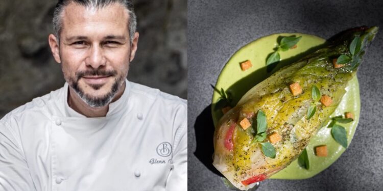 La recette de cœur de laitue cuite en pression du chef Glenn Viel