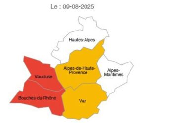 Vaucluse Pollution de l’air à l’Ozone -Alerte de niveau 1