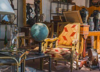 Isle-sur-la-Sorgue, Foire internationale Antiquités brocante du week-end du 15 août