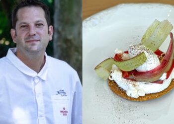 La recette de rhubarbe ‘Mira’ du chef Nicolas Bottero