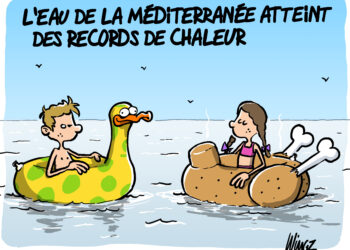 L’eau de la Méditerranée vue par Wingz pour l’Echo du Mardi
