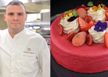 La recette d’entremet glacé aux fruits rouges du chef Matthieu Hervé