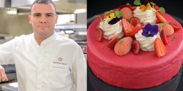 La recette d’entremet glacé aux fruits rouges du chef Matthieu Hervé