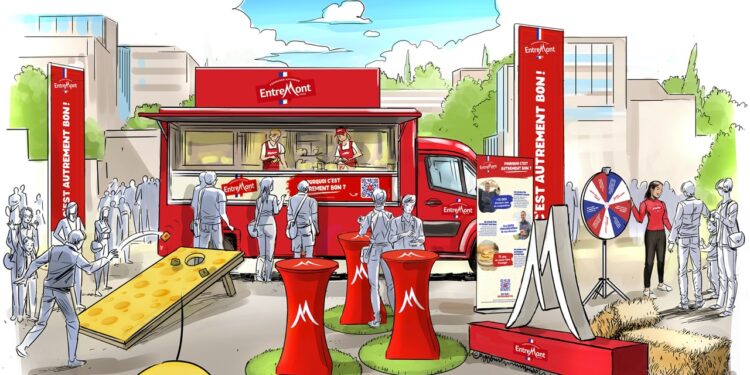 La marque de fromage Entremont part à la rencontre des consommateurs vauclusiens