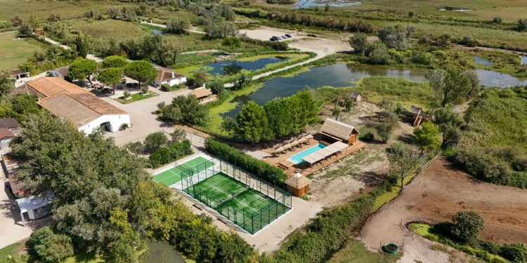 Le Mas de Dard, en pleine Camargue, un site pour réceptions haut de gamme entre chevaux, taureaux et flamants roses