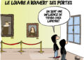 La réouverture du Louvre suite aux vols de bijoux vue par Wingz pour l’Echo du Mardi