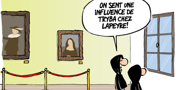 La réouverture du Louvre suite aux vols de bijoux vue par Wingz pour l’Echo du Mardi