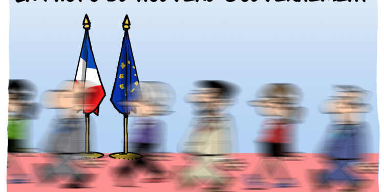 La photo du nouveau gouvernement vue par Wingz pour l’Echo du Mardi