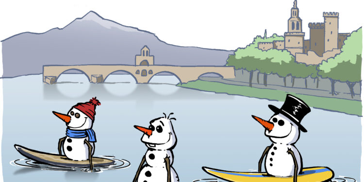 La vague de froid vue par Wingz pour l’Echo du Mardi