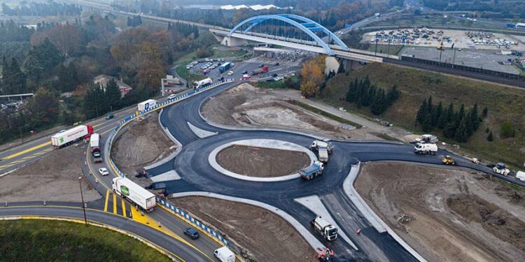 Travaux de Bonpas : le nouveau carrefour giratoire bientôt en service