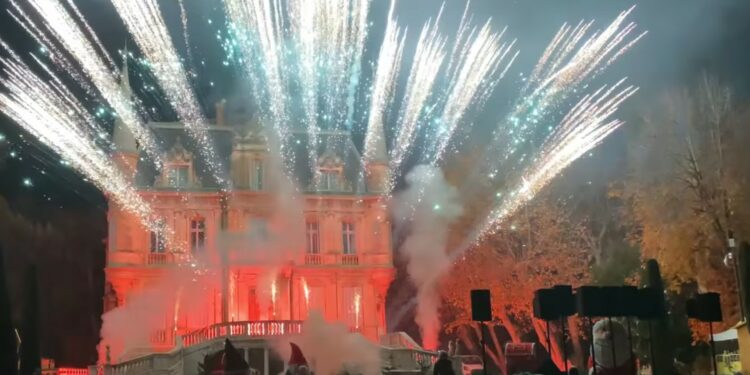 Courthézon inaugure son marché de Noël avec un feu d’artifice
