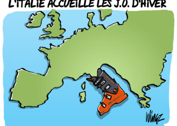 Les JO d&rsquo;hiver en Italie vus par Wingz pour L&rsquo;Echo du Mardi