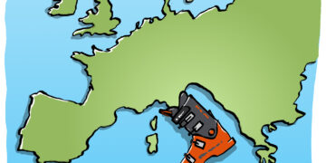 Les JO d&rsquo;hiver en Italie vus par Wingz pour L&rsquo;Echo du Mardi