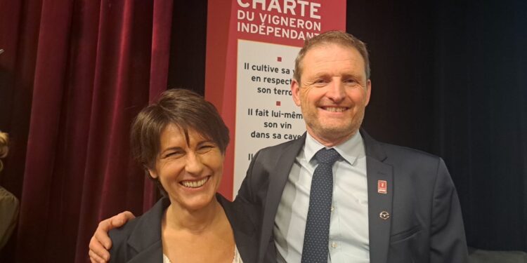 Après 14 ans à la tête des Vignerons Indépendants de Vaucluse, Thierry Vaute passe le relais à Céline Barnier