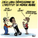 La démission de Jack Lang de l&rsquo;Institut du Monde Arabe vue par Wingz pour L&rsquo;Echo du Mardi