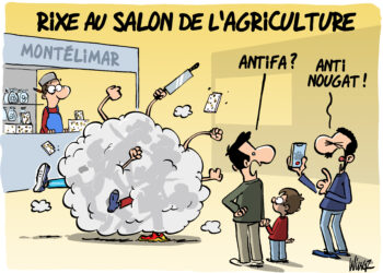 La rixe au salon de l&rsquo;agriculture vue par Wingz pour L&rsquo;Echo du Mardi